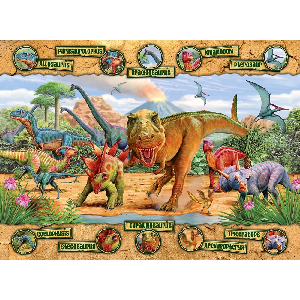 ravensburger-pusle-100-tk-dinosaurused-1