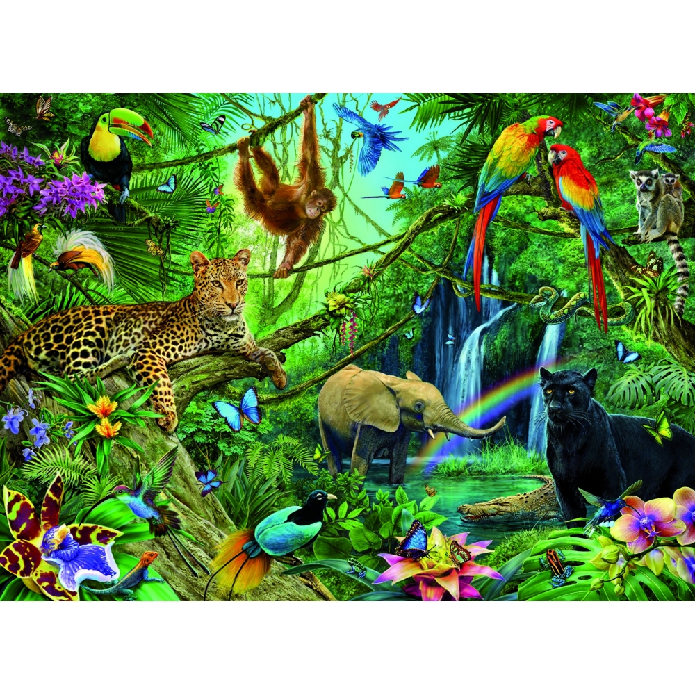 ravensburger-pusle-200-tk-dzungel-1