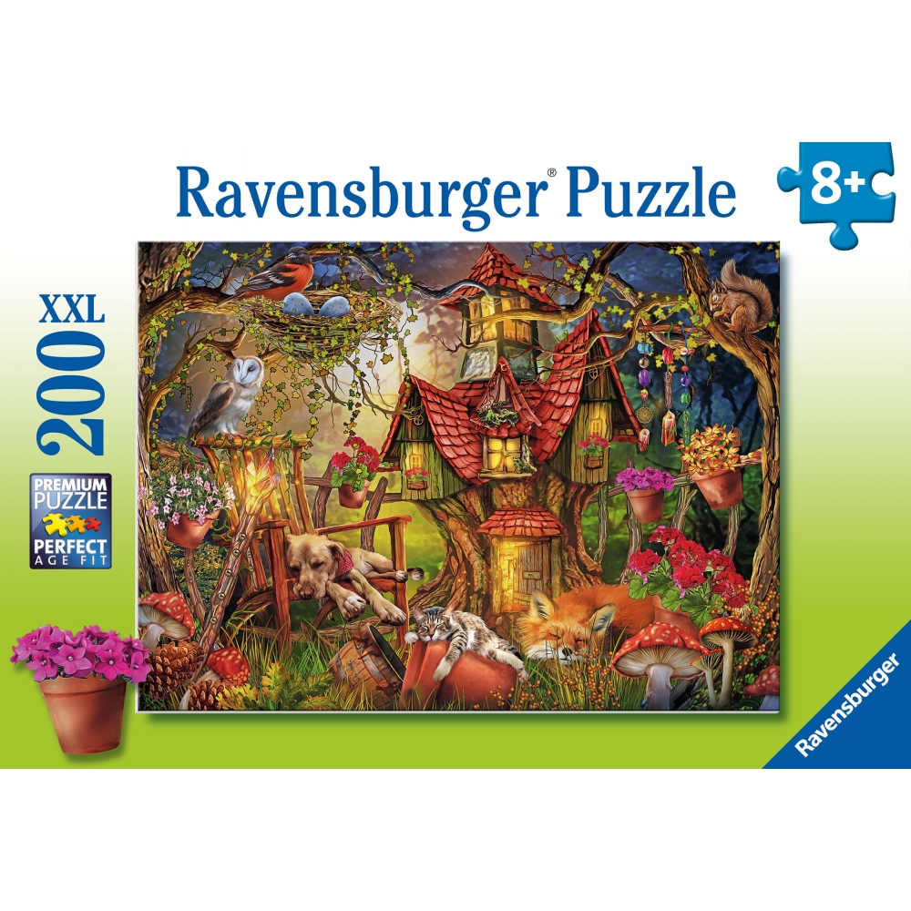 ravensburger-pusle-200-tk-metsamaja-2