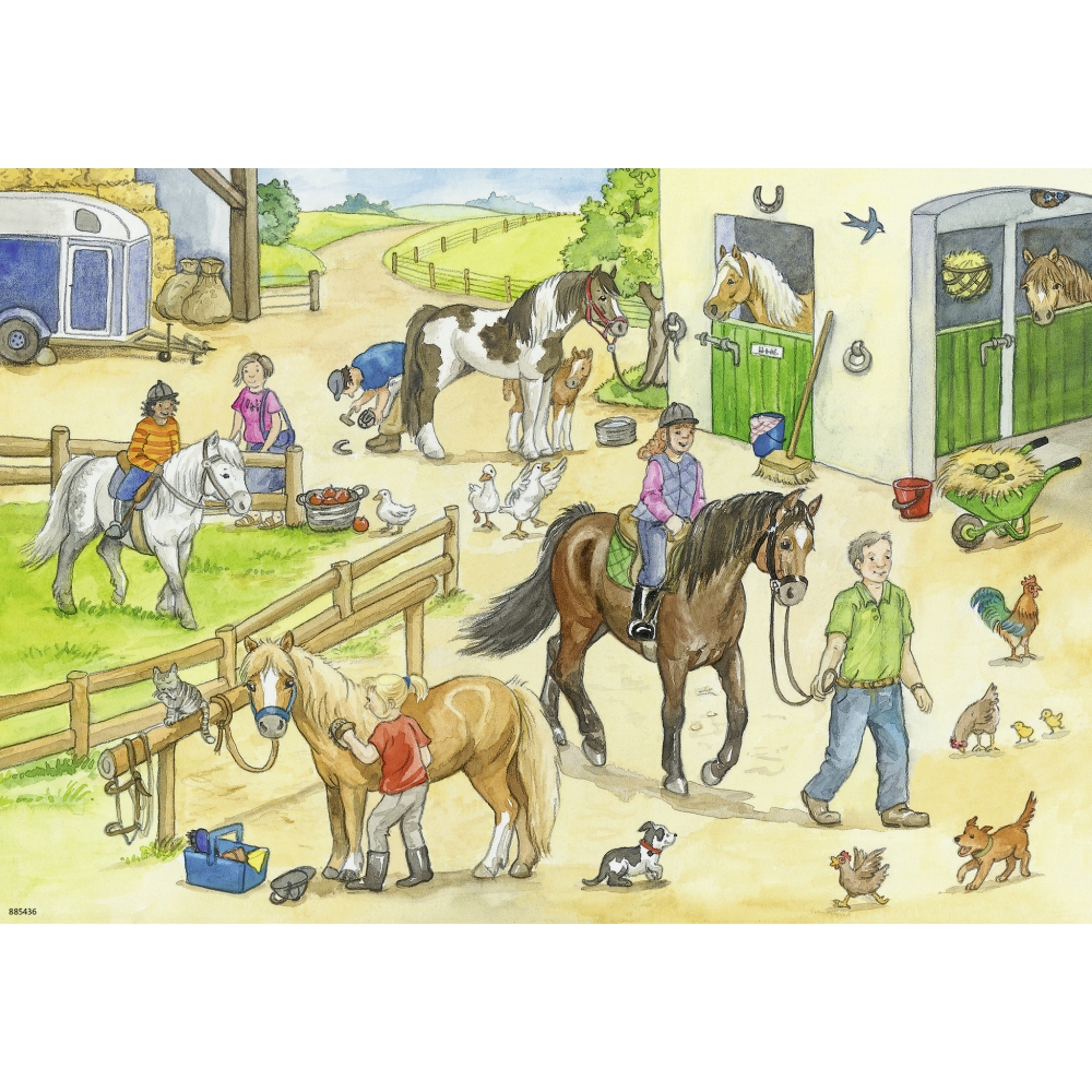 ravensburger-pusle-2×24-tk-hobused-4