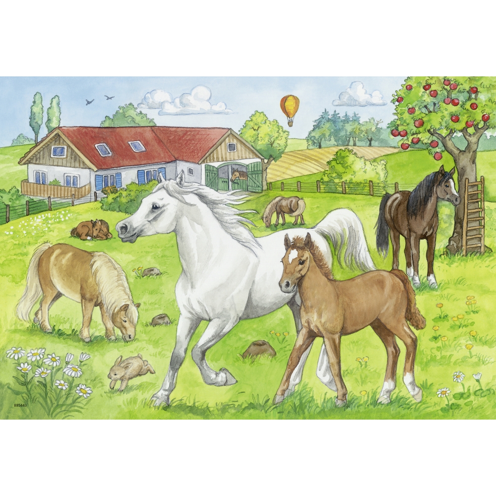 ravensburger-pusle-2×24-tk-hobused-5