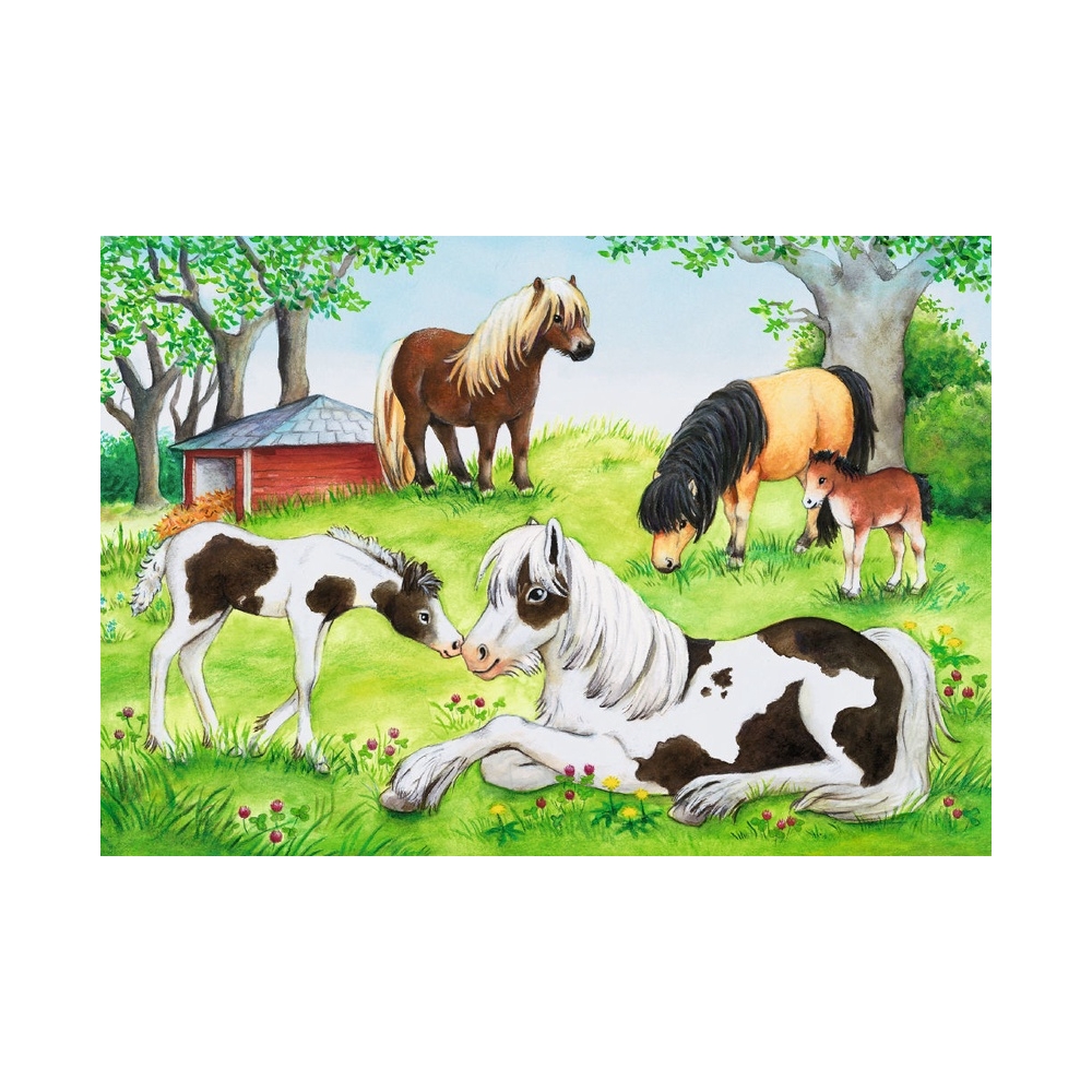 ravensburger-pusle-2×24-tk-hobuste-maail-3
