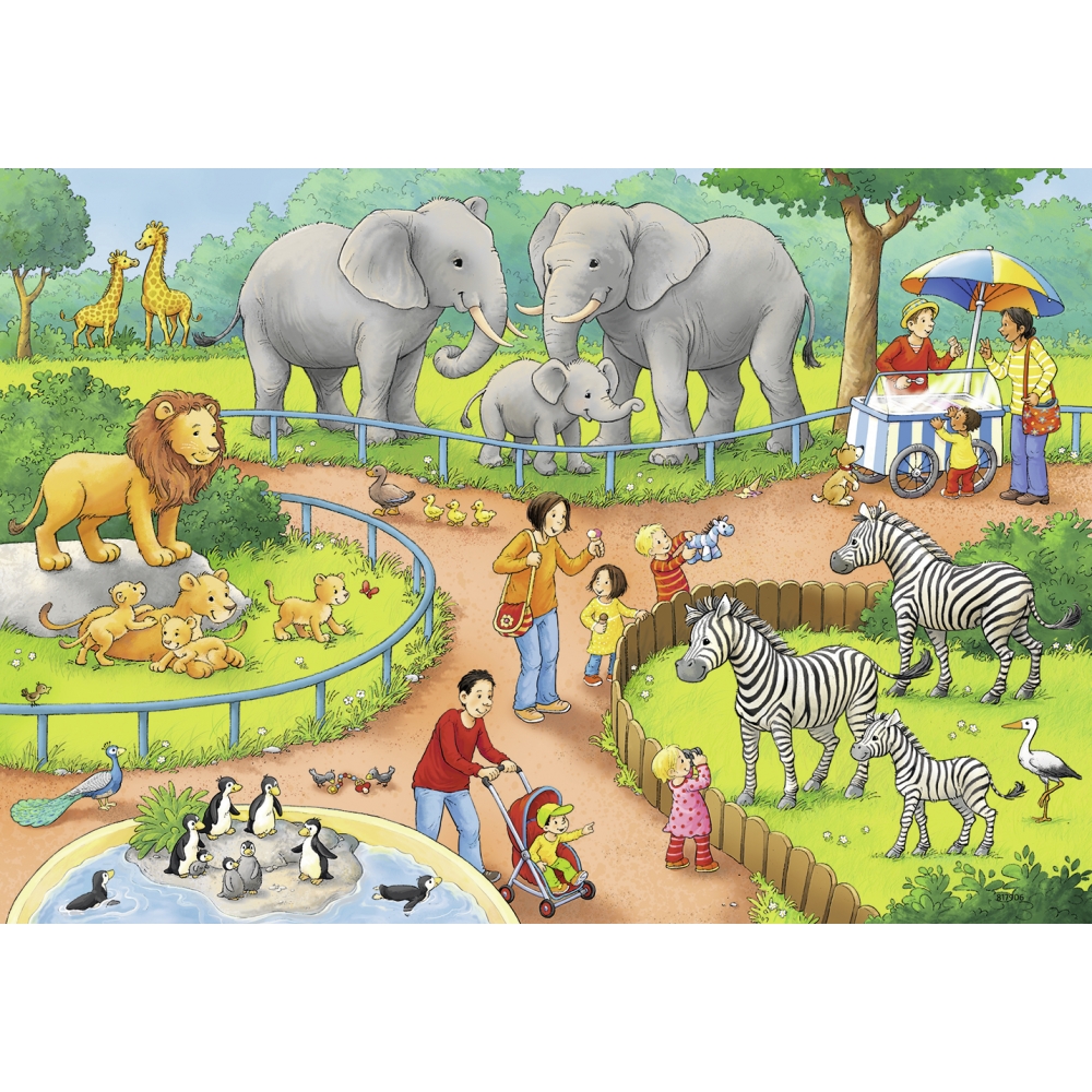 ravensburger-pusle-2×24-tk-paev-loomaaia-3