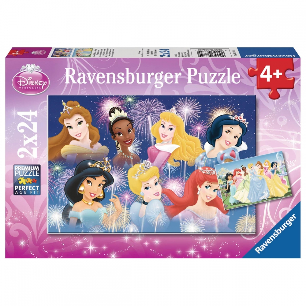 ravensburger-pusle-2×24-tk-printsess