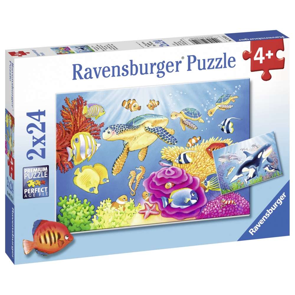 ravensburger-pusle-2×24-tk-varviline-vee