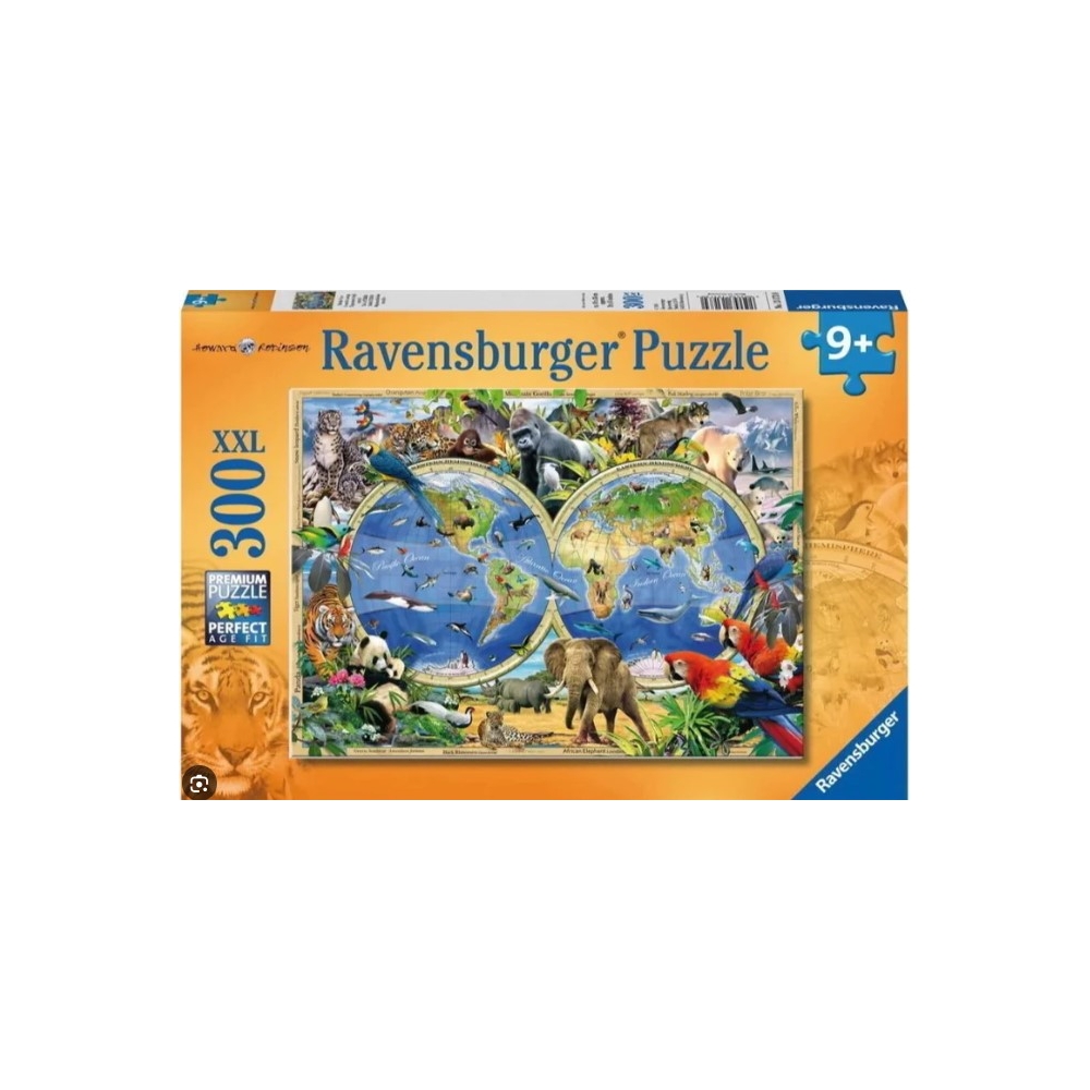ravensburger-pusle-300-tk-maailma-atlas