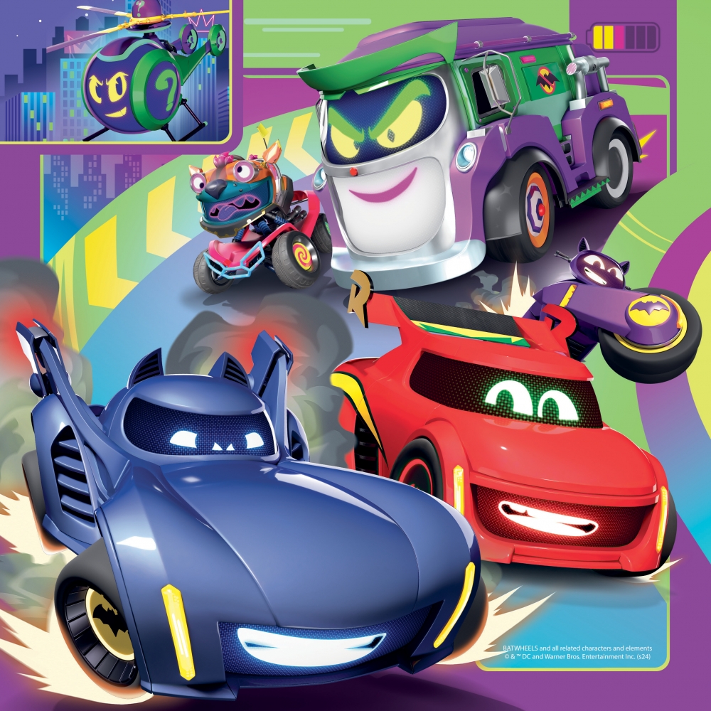 ravensburger-pusle-3×49-tk-batwheels-teg-2