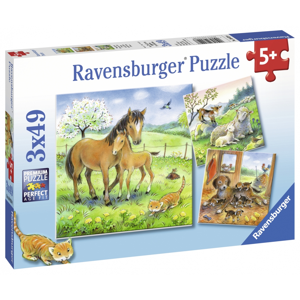 ravensburger-pusle-3×49-tk-ornuse-aeg