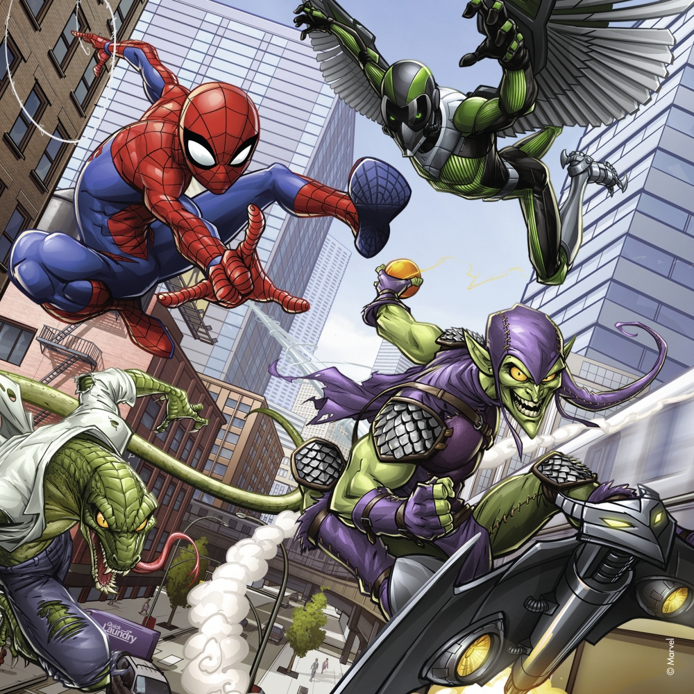 ravensburger-pusle-3×49-tk-spiderman-1