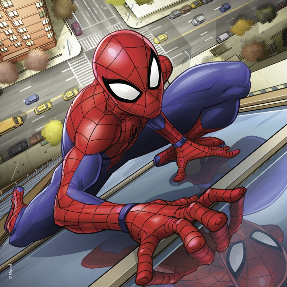 ravensburger-pusle-3×49-tk-spiderman-2