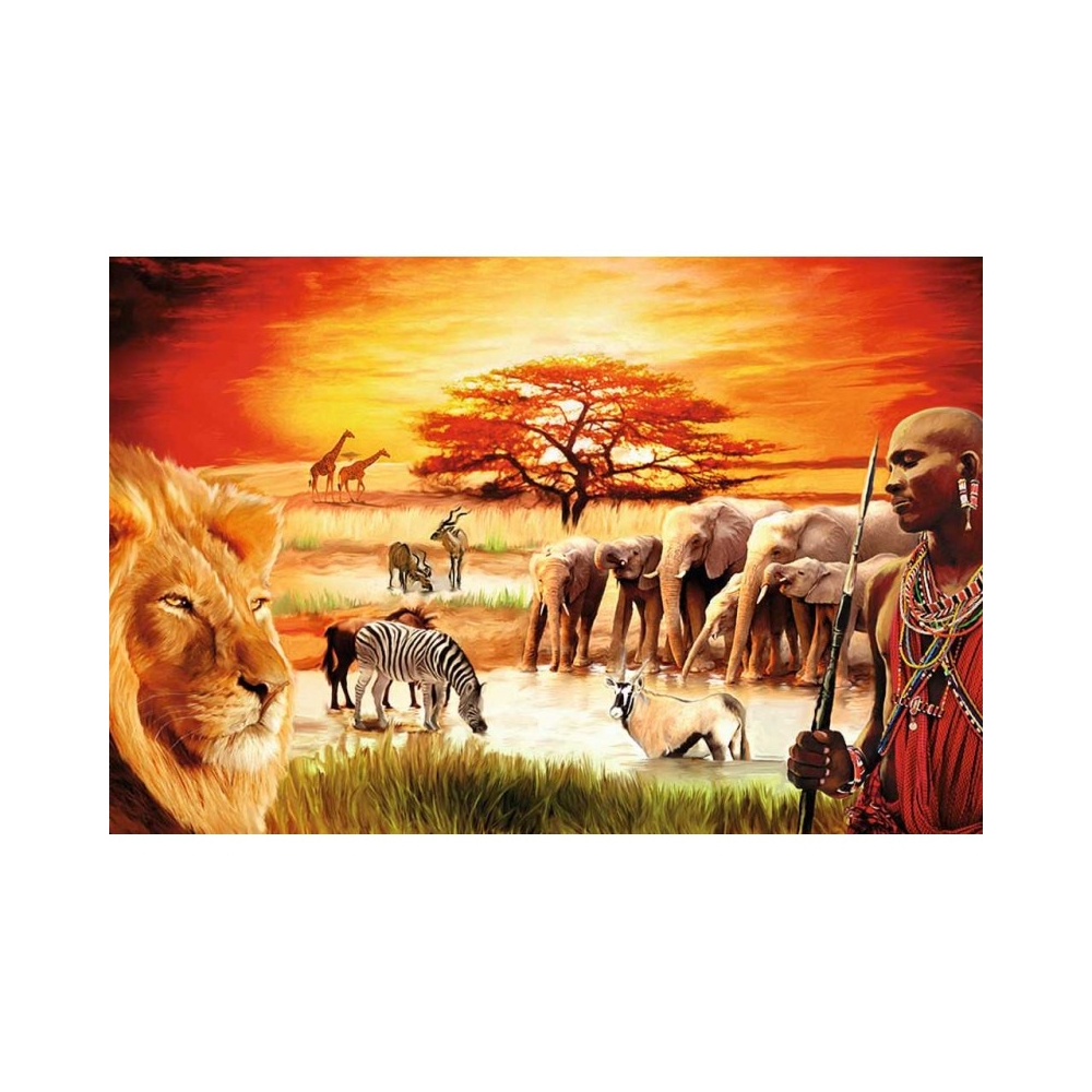 ravensburger-pusle-3000-tk-savanniloomad-1